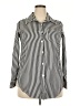 Unbranded Stripes Silver Long Sleeve Blouse Size XL (estimated) - photo 1