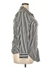 Unbranded Stripes Silver Long Sleeve Blouse Size XL (estimated) - photo 4