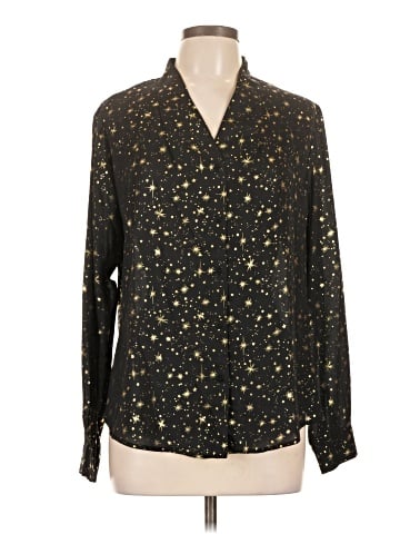 Allegra K Long Sleeve Blouse (view 1)