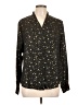 Allegra K 100% Polyester Stars Gold Long Sleeve Blouse Size L - photo 1
