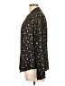 Allegra K 100% Polyester Stars Gold Long Sleeve Blouse Size L - photo 5