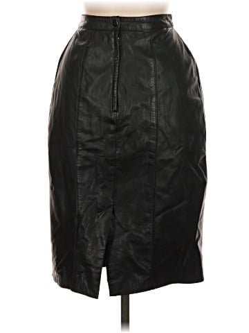 Evan Davies Leather Skirt (view 2)