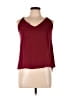 Shein 100% Polyester Burgundy Sleeveless Top Size L - photo 1