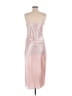 Double Zero 100% Polyester Metallic Pink Cocktail Dress Size M - photo 2