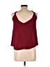 Shein 100% Polyester Burgundy Sleeveless Top Size L - photo 2