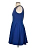 XOXO Solid Blue Cocktail Dress Size S - photo 5