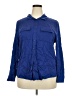 Chico's 100% Modal Blue Long Sleeve Button-Down Shirt Size XXL (4) - photo 1