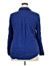 Chico's 100% Modal Blue Long Sleeve Button-Down Shirt Size XXL (4) - photo 2
