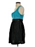 XOXO Color Block Teal Cocktail Dress Size S - photo 5