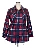 Torrid Plaid Red Jacket Size 2X Plus (2) - photo 1