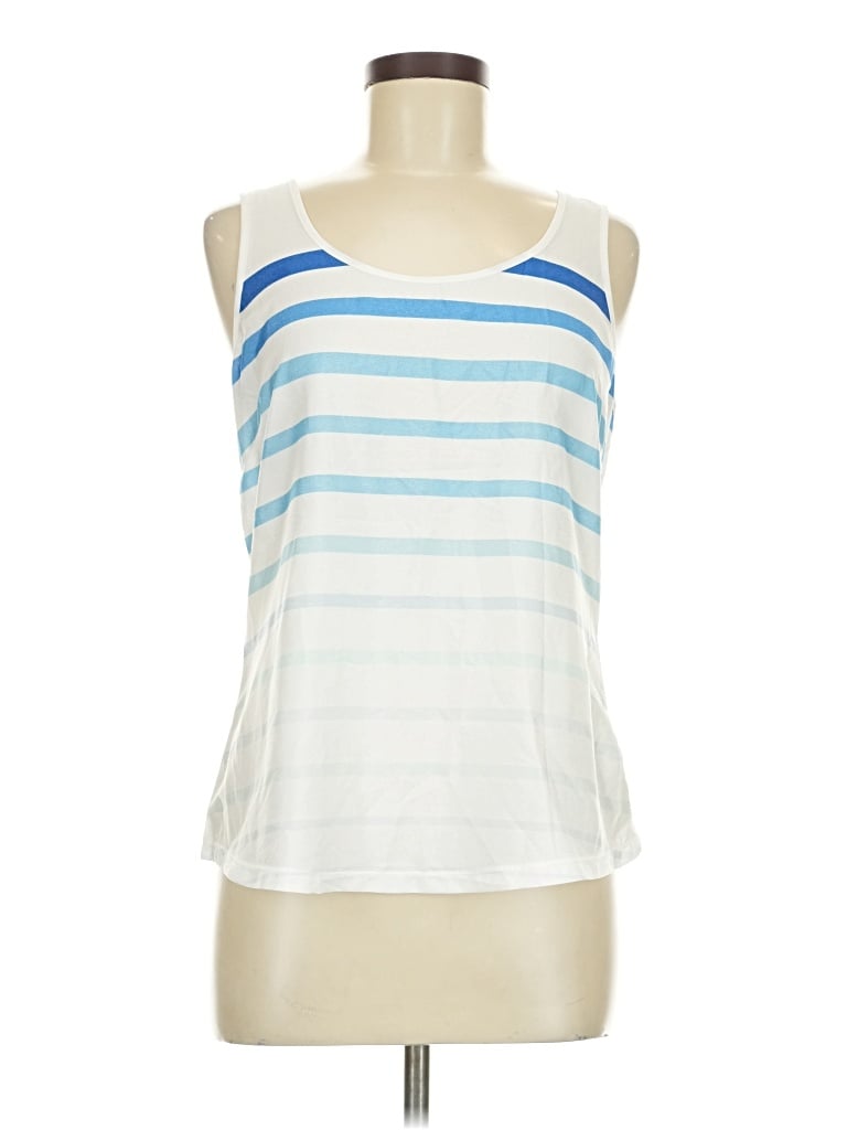 Pre-owned The Limited Sleeveless Top White Scoop Neck Tops