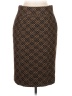 Burberry 100% Polyester Tweed Brown Formal Skirt Size 8 - photo 1