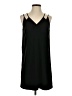 CeCe 100% Polyester Solid Black Casual Dress Size 2 - photo 1