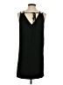 CeCe 100% Polyester Solid Black Casual Dress Size 2 - photo 2