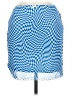 Wild Fable Chevron-herringbone Blue Casual Skirt Size M - photo 1