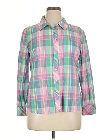 Talbots Outlet 3/4 Sleeve Button-Down Shirt (view 1)