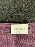 Poetry 100% Cotton Purple Pullover Sweater Size L - photo 7