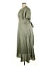 JJ's House 100% Polyester Solid Green Casual Dress Size XXL - photo 5