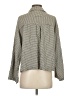 Max Studio Houndstooth Gray 3/4 Sleeve Blouse Size S (estimated) - photo 2
