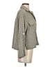 Max Studio Houndstooth Gray 3/4 Sleeve Blouse Size S (estimated) - photo 4