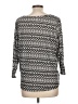 H&M 100% Polyester Black 3/4 Sleeve Blouse Size L - photo 2