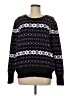 Ann Taylor LOFT Print Black Pullover Sweater Size L - photo 1