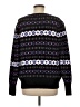 Ann Taylor LOFT Print Black Pullover Sweater Size L - photo 2