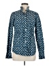 J.Crew Polka Dots Blue Long Sleeve Button-Down Shirt Size M - photo 1