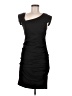 Nicole Miller 100% Polyester Solid Black Cocktail Dress Size 8 - photo 1