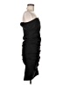 Nicole Miller 100% Polyester Solid Black Cocktail Dress Size 8 - photo 4