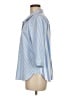 Chico's Stripes Blue 3/4 Sleeve Button-Down Shirt Size Med (1) - photo 5