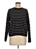 Club Monaco 100% Cashmere Stripes Black Ivory Cashmere Pullover Sweater Size M - photo 1