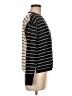 Club Monaco 100% Cashmere Stripes Black Ivory Cashmere Pullover Sweater Size M - photo 4
