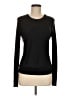 Theory 100% Silk Black Long Sleeve Top Size M - photo 1