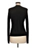 Theory 100% Silk Black Long Sleeve Top Size M - photo 2
