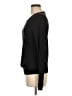 Theory 100% Silk Black Long Sleeve Top Size M - photo 5