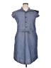 Rekucci Blue Casual Dress Size L (estimated) - photo 1