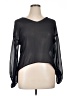 Tini Lili Black Long Sleeve Blouse Size L (estimated) - photo 1