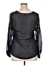 Tini Lili Black Long Sleeve Blouse Size L (estimated) - photo 2