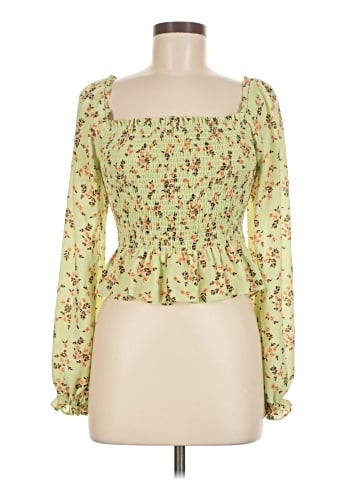 WAYF Long Sleeve Blouse (view 1)