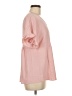 MIHOLL 100% Polyester Pink Short Sleeve Top Size M - photo 4