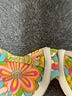 Unbranded Floral Yellow Swimsuit Top Size XXS - photo 3