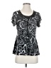 Ubras Black Short Sleeve Top Size S - photo 1