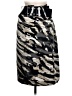 Worthington 100% Polyester Camo Black Casual Skirt Size 6 - photo 1
