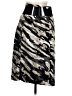 Worthington 100% Polyester Camo Black Casual Skirt Size 6 - photo 2