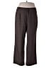 Larry Levine Plaid Brown Dress Pants Size 18 - photo 1