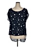 Torrid 100% Polyester Polka Dots Blue Short Sleeve T-Shirt Size Lg Plus (0) - photo 1