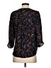 DR2 100% Polyester Floral Black 3/4 Sleeve Blouse Size P - photo 2