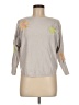 Aaeda Floral Gray Pullover Sweater Size M - photo 1