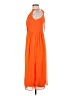 Nicole Miller 100% Polyester Orange Cocktail Dress Size 8 - photo 5